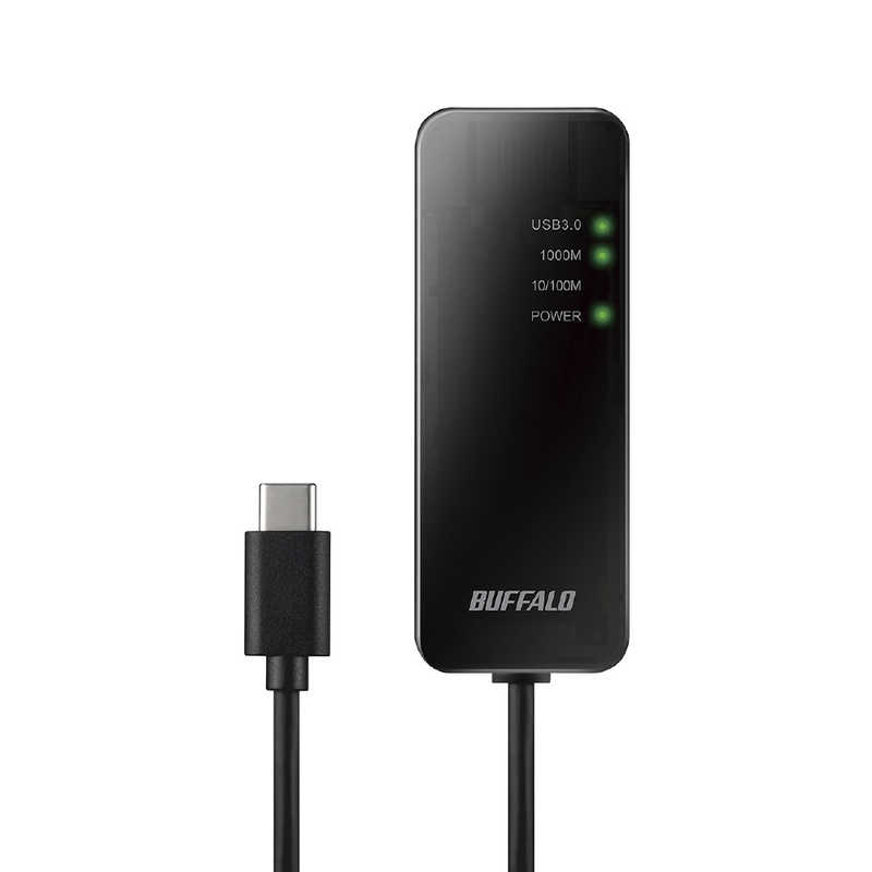 BUFFALO Giga対応 Type-C USB3.1(Gen1)用LANアダプター LUA4-U3-CGTE-BK ブラック